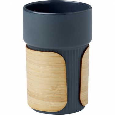 Logo trade promotional products image of: Tumbler Fika 340 ml with bamboo sleeve