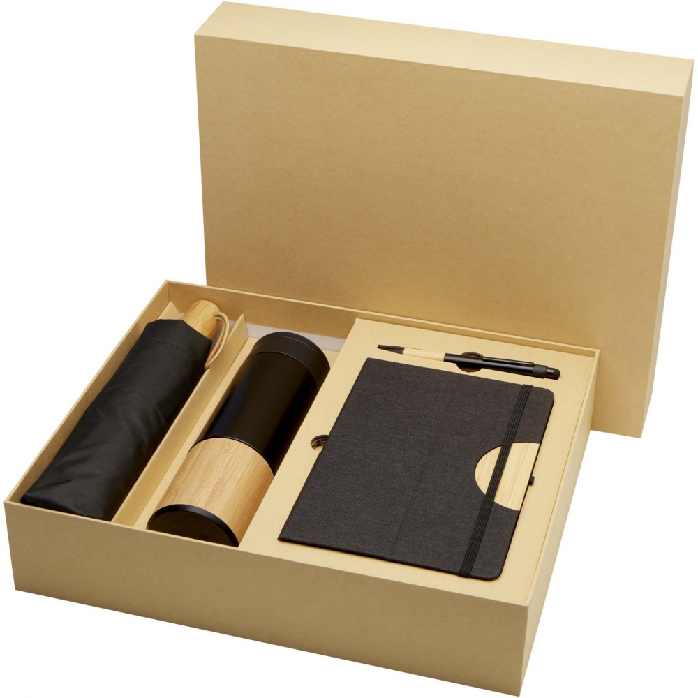 Logo trade promotional product photo of: Carmen A5 hard cover notebook and ballpoint pen gift set