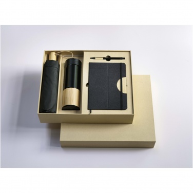 Logo trade corporate gift photo of: Carmen A5 hard cover notebook and ballpoint pen gift set