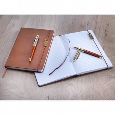 Logotrade promotional merchandise picture of: Legato A5 notebook and rollerball pen set 