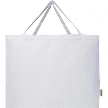 Logo trade promotional merchandise picture of: Odessa 220 g/m² GRS recycled cotton large tote bag