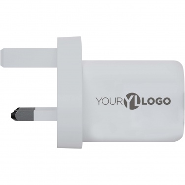 Logotrade promotional item image of: Xtorm XEC035 GaN² Ultra 35W wall charger - UK plug