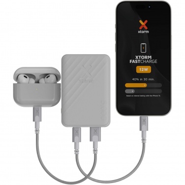 Logotrade promotional item picture of: Xtorm XG205 Go2 12W 5.000 mAh fast charge power bank 
