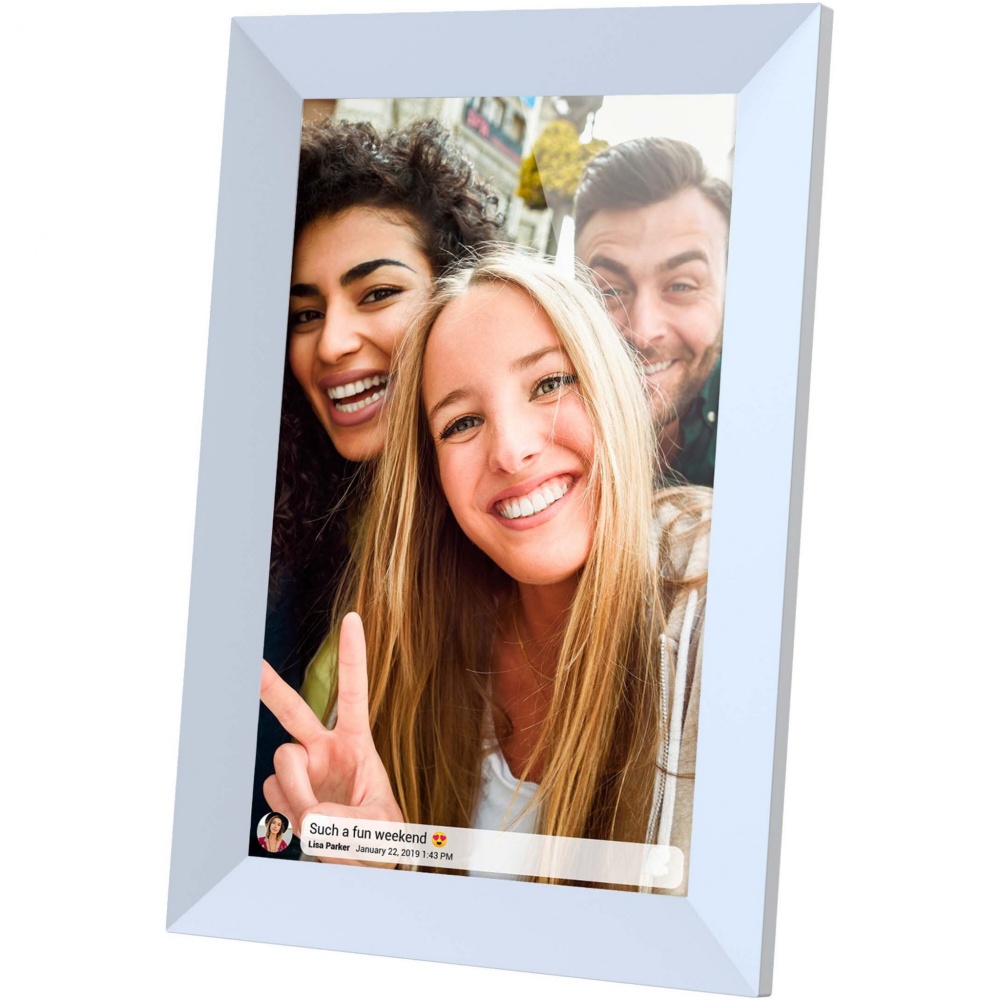 Logo trade promotional products image of: Prixton Prado 10" Frameo wifi digital photo frame