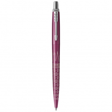 Logo trade business gift photo of: Parker Jotter SE Global Icons colour trim ballpoint pen