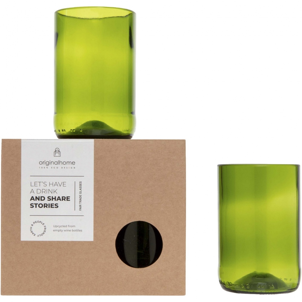 Logo trade promotional gifts image of: Originalhome 280 ml drinking glass set