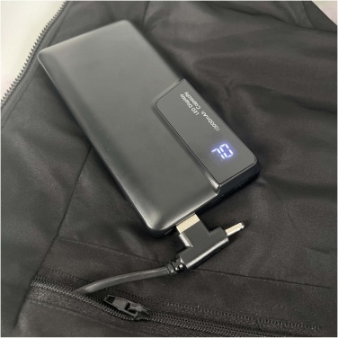 Logo trade promotional products picture of: SCX.design G01 heated bodywarmer with power bank