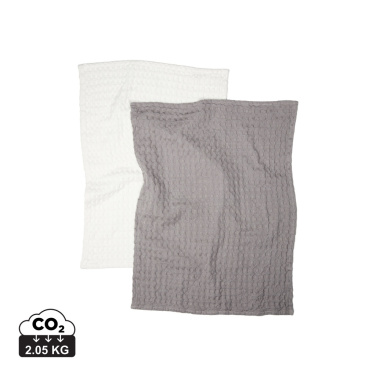 Logotrade advertising product image of: VINGA Cromer waffle kitchen towel, 2 pcs