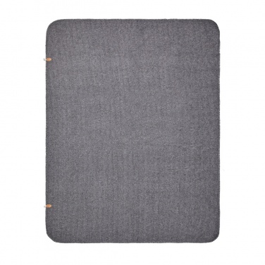 Logo trade corporate gift photo of: VINGA Bilton recycled blanket