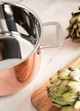 Logo trade promotional merchandise image of: VINGA Baron copper saucepan