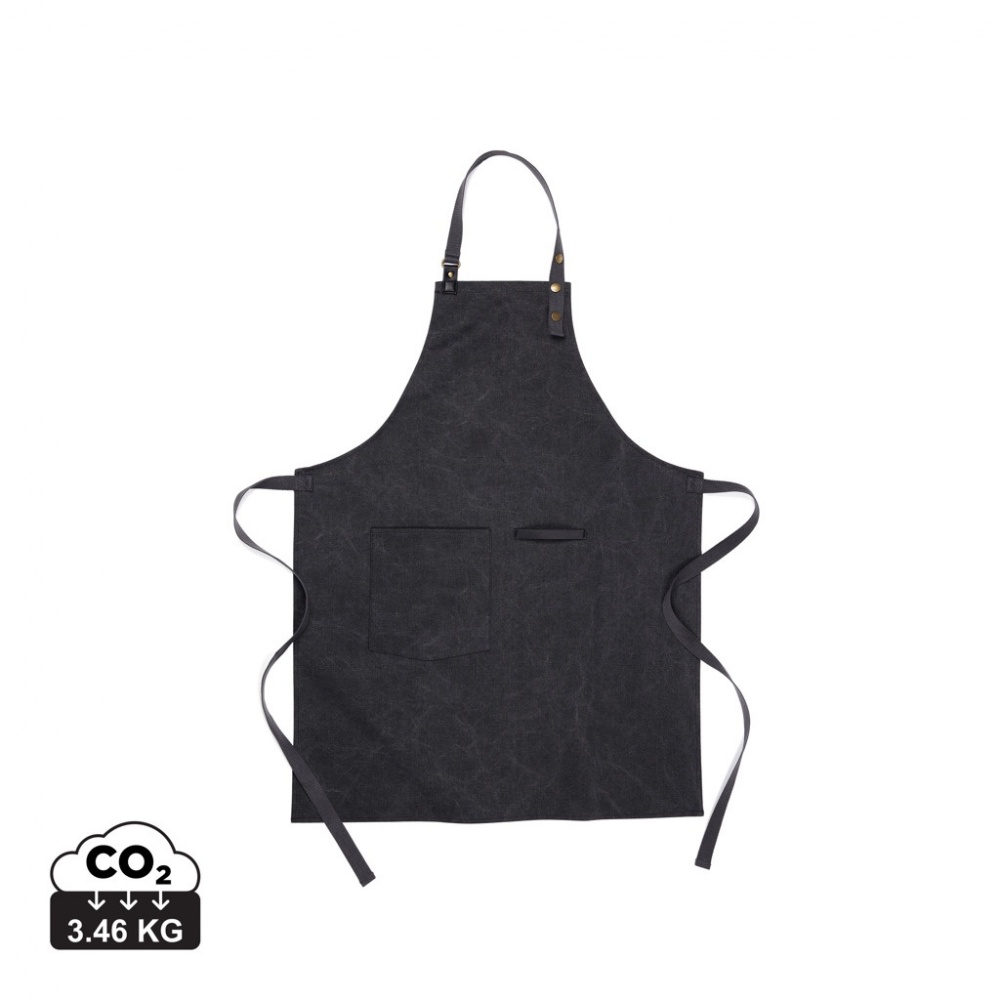 Logo trade promotional products image of: VINGA Tome GRS recycled canvas Apron