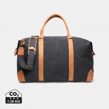 Logotrade promotional gift image of: VINGA Bosler RCS recycled canvas weekend bag