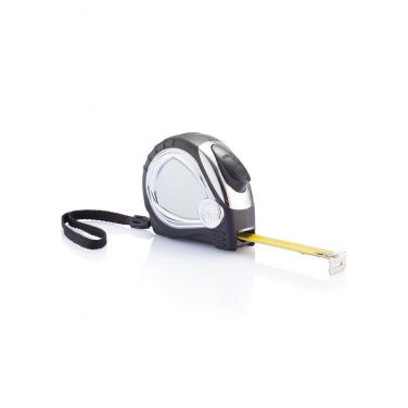 Logotrade business gifts photo of: Chrome plated auto stop tape measure