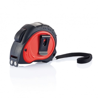 Logo trade promotional giveaways image of: Tool Pro measuring tape - 5m/19mm