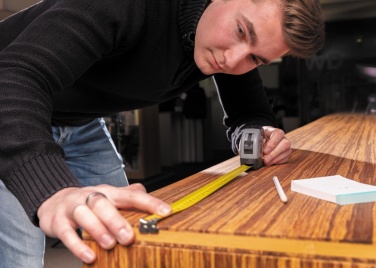 Logotrade promotional product picture of: Measuring tape with carabiner