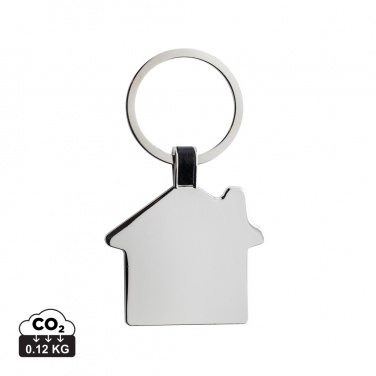 Logotrade promotional item picture of: RCS recycled zinc alloy house keyring