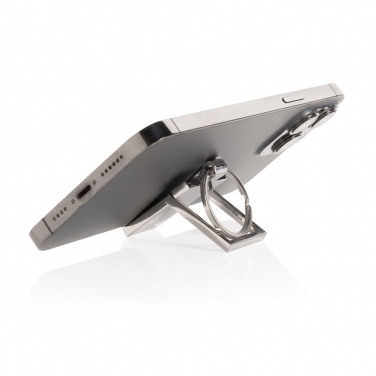 Logo trade corporate gift photo of: RSC recycled zinc alloy phone stand keychain