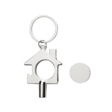 Logo trade advertising product photo of: RCS recycled zinc alloy 3 in 1 keychain