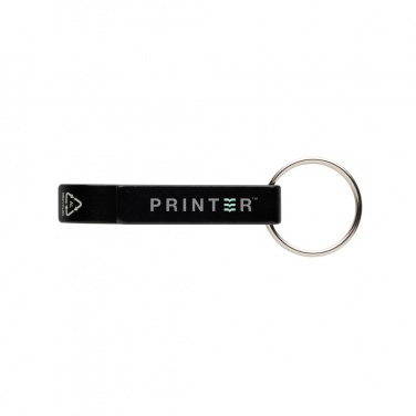 Logo trade promotional merchandise picture of: RCS recycled aluminum bottle and can opener