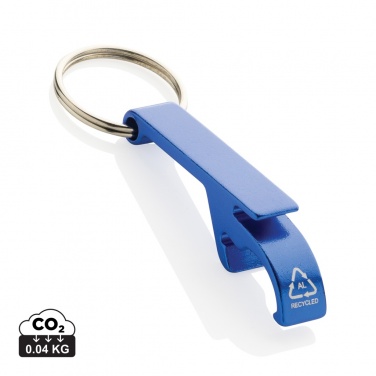 Logo trade promotional product photo of: RCS recycled aluminum bottle and can opener