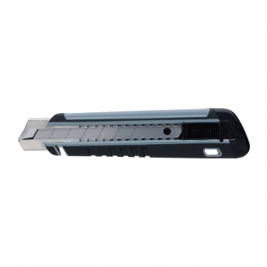 Logo trade corporate gifts image of: Refillable RCS rplastic heavy duty snap-off knife soft grip
