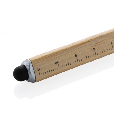 Logo trade promotional products image of: Eon bamboo infinity multitasking pen
