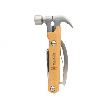Logo trade corporate gifts image of: Wooden multi-tool hammer