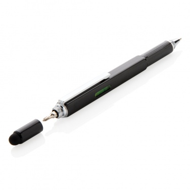 Logo trade advertising product photo of: 5-in-1 aluminium toolpen