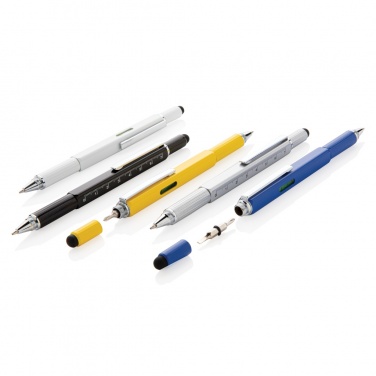 Logotrade promotional gift image of: 5-in-1 aluminium toolpen