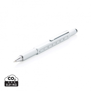 Logotrade corporate gift picture of: 5-in-1 aluminium toolpen
