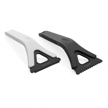 Logo trade business gifts image of: Polard RCS certified recycled plastic 3-in-1 ice scraper