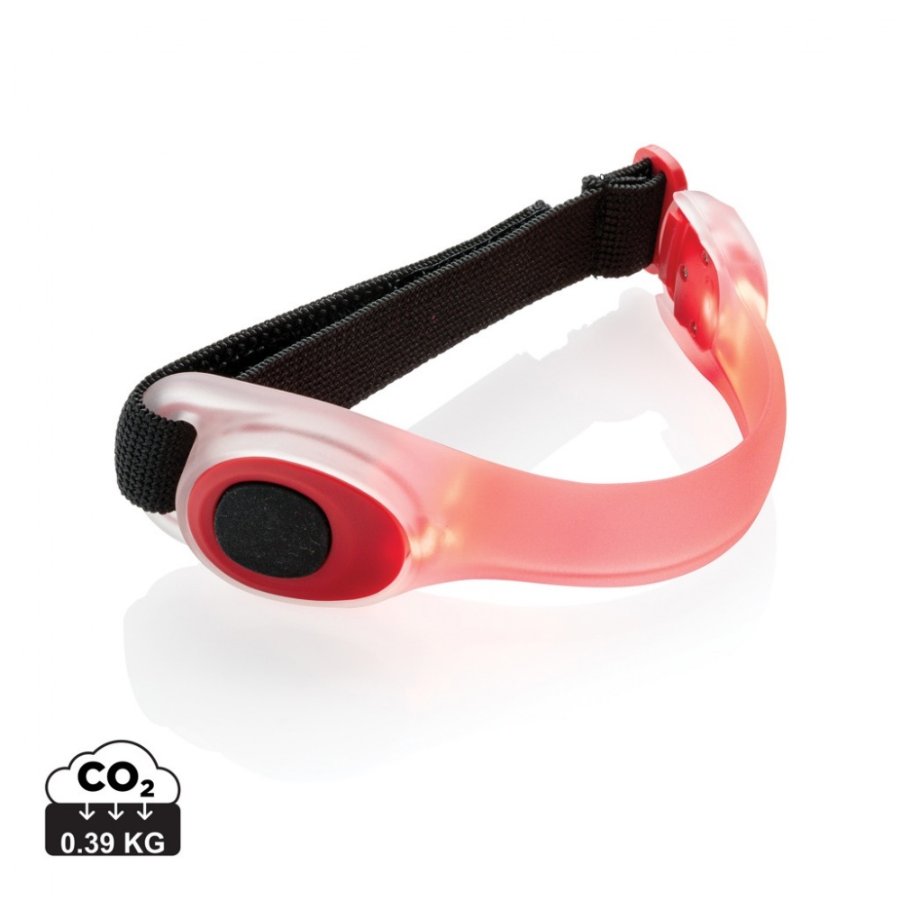 Logo trade advertising products image of: Safety led strap
