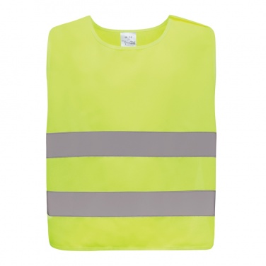 Logotrade corporate gift image of: GRS recycled PET high-visibility safety vest 7-12 years