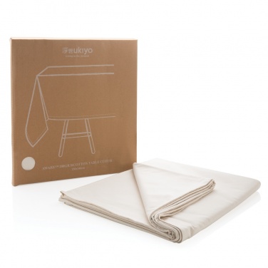 Logo trade advertising product photo of: Ukiyo Aware™ 180gr rcotton table cloth 250x140cm