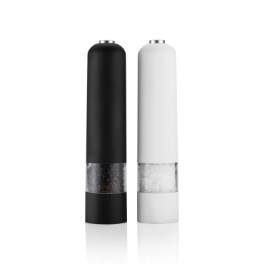 Logo trade promotional gifts image of: Electric pepper and salt mill set