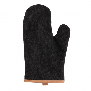 Logo trade promotional product photo of: Deluxe canvas oven mitt