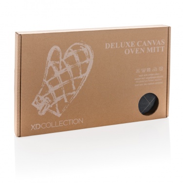 Logotrade promotional product image of: Deluxe canvas oven mitt