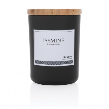 Logotrade business gifts photo of: Ukiyo deluxe scented candle with bamboo lid