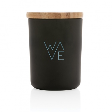 Logotrade promotional gifts photo of: Ukiyo deluxe scented candle with bamboo lid