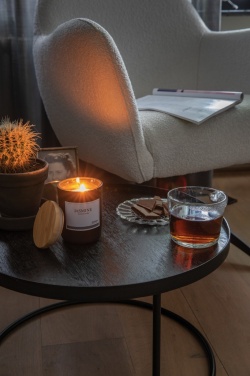 Logo trade promotional gift photo of: Ukiyo deluxe scented candle with bamboo lid
