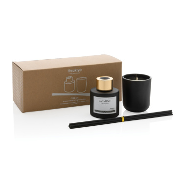 Logotrade promotional gift image of: Ukiyo candle and fragrance sticks gift set