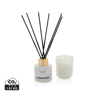 Logotrade promotional item picture of: Ukiyo candle and fragrance sticks gift set