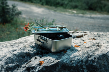 Logotrade corporate gift image of: RCS Recycled stainless steel leakproof lunch box