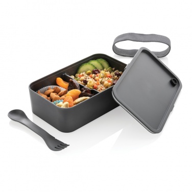 Logo trade promotional giveaways picture of: PP lunchbox with spork