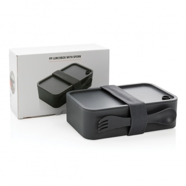 Logotrade advertising product picture of: PP lunchbox with spork