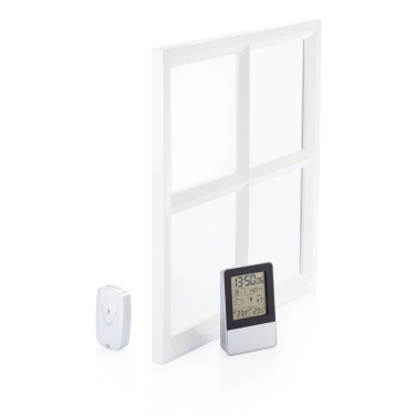 Logo trade promotional gifts picture of: Indoor/outdoor weather station