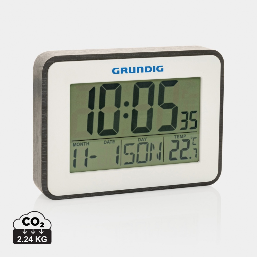 Logo trade promotional items image of: Grundig weatherstation alarm and calendar