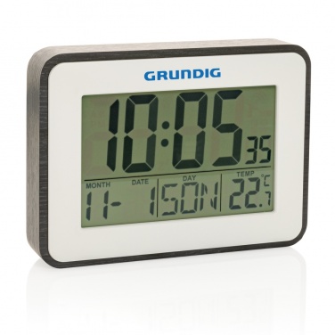 Logotrade promotional product picture of: Grundig weatherstation alarm and calendar