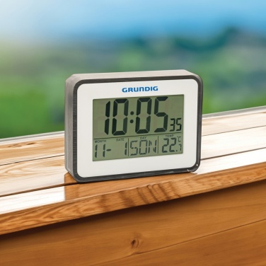 Logo trade promotional gift photo of: Grundig weatherstation alarm and calendar