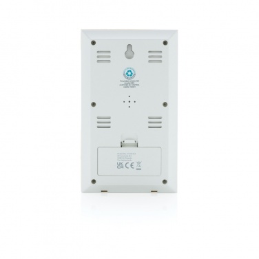 Logotrade promotional gift image of: Utah RCS rplastic and bamboo weather station